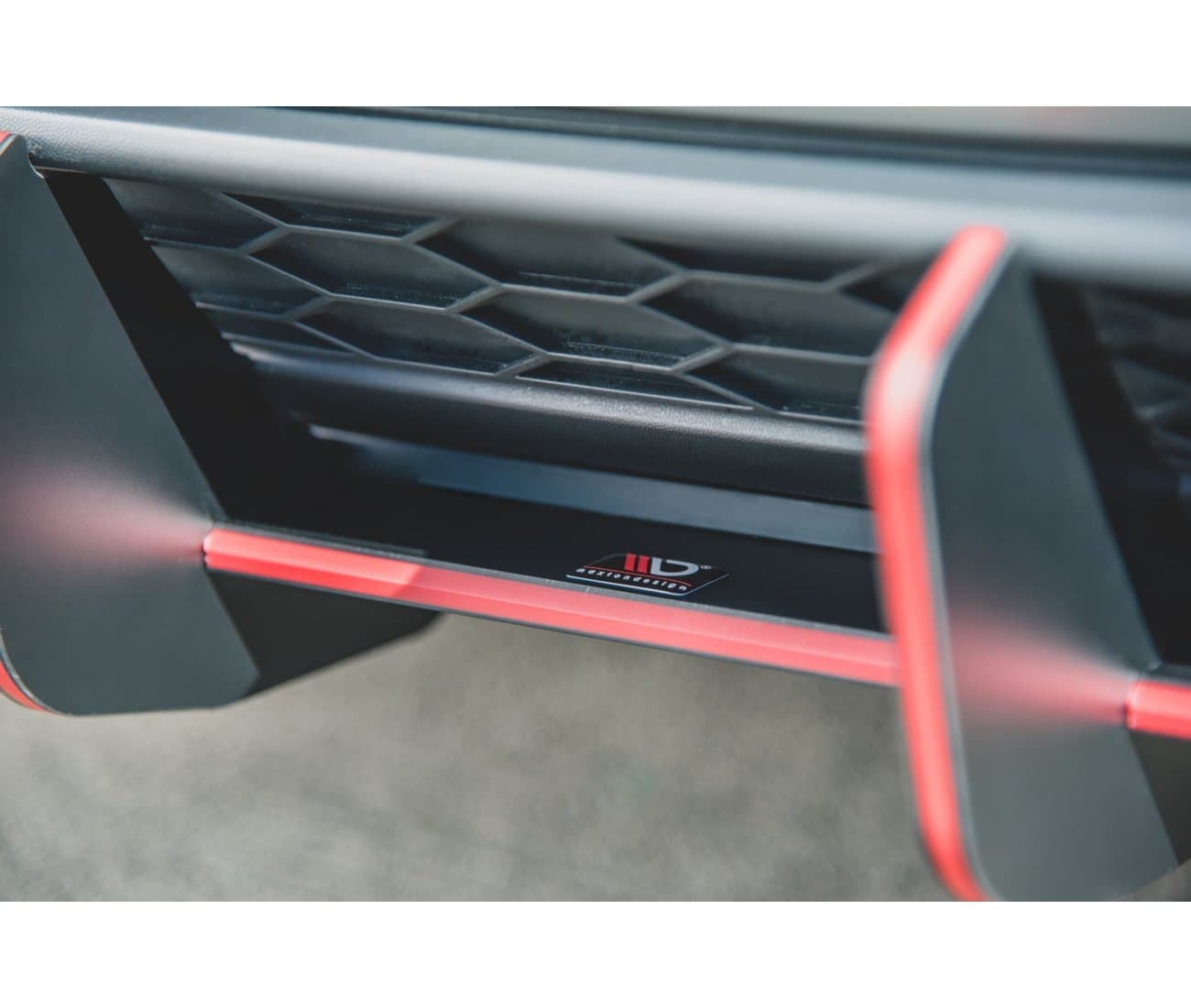 VW GOLF 7 GTI - MAXTON DESIGN HECK ANSATZ DIFFUSOR V.2 – Bild 5