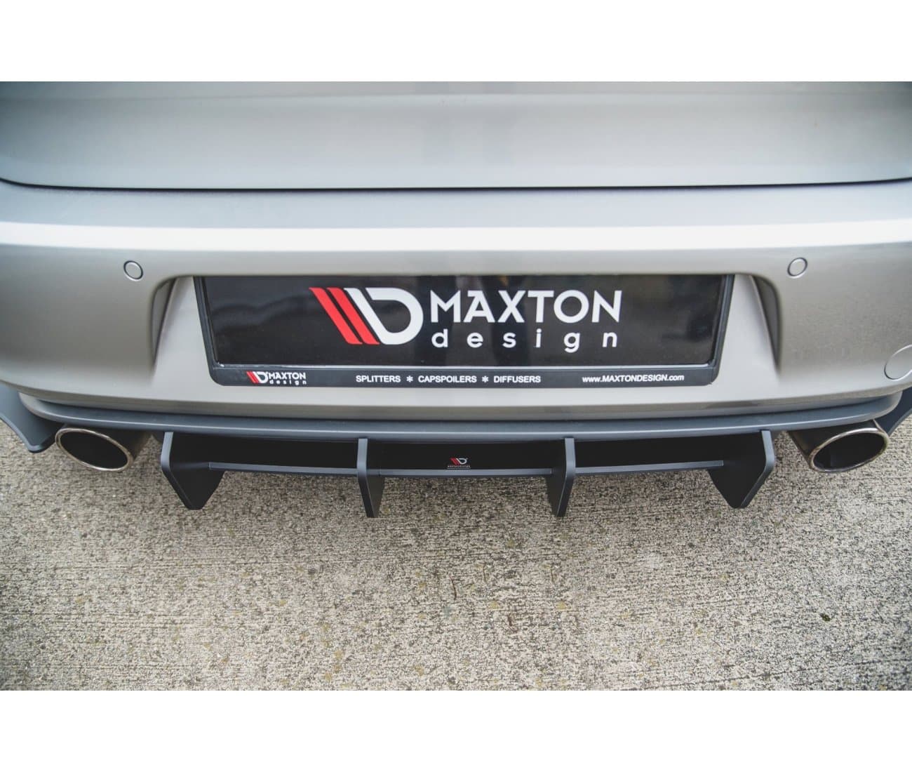 VW GOLF 7 GTI - MAXTON DESIGN HECK ANSATZ DIFFUSOR V.2 – Bild 5
