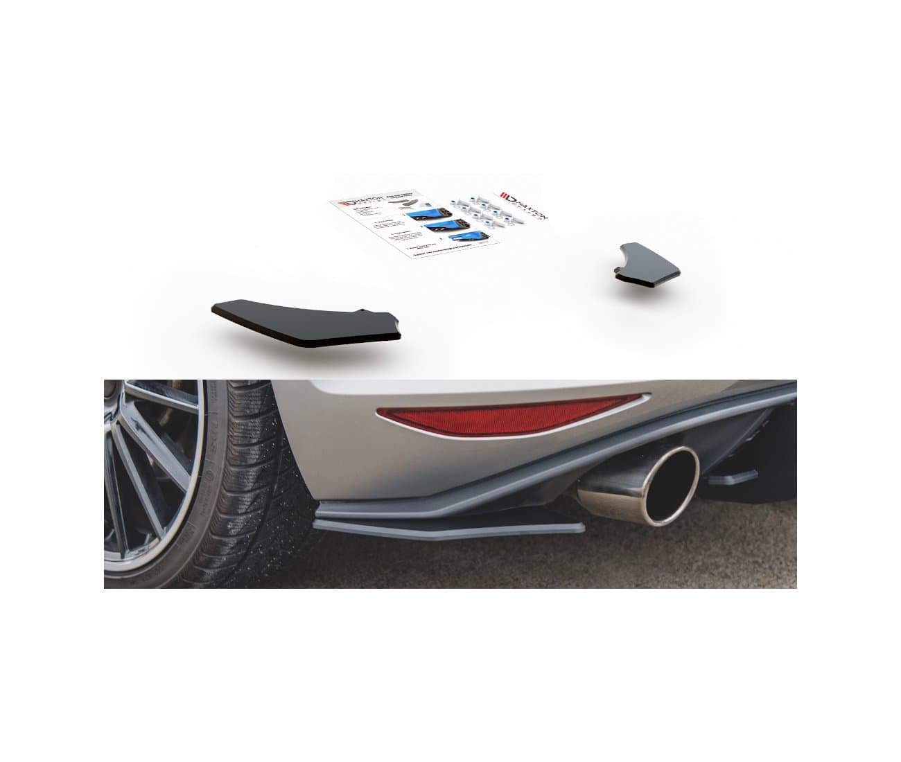 VW GOLF 7 GTI - MAXTON DESIGN HECKANSATZ FLAPS