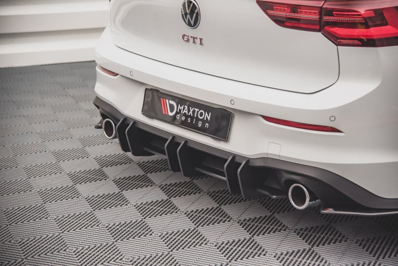 VW GOLF 8 GTI - MAXTON DESIGN RACING HECK DIFFUSOR ANSATZ V.2 – Bild 2
