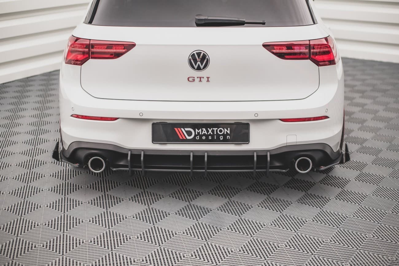 VW GOLF 8 GTI - MAXTON DESIGN RACING HECK DIFFUSOR ANSATZ V.2 – Bild 4
