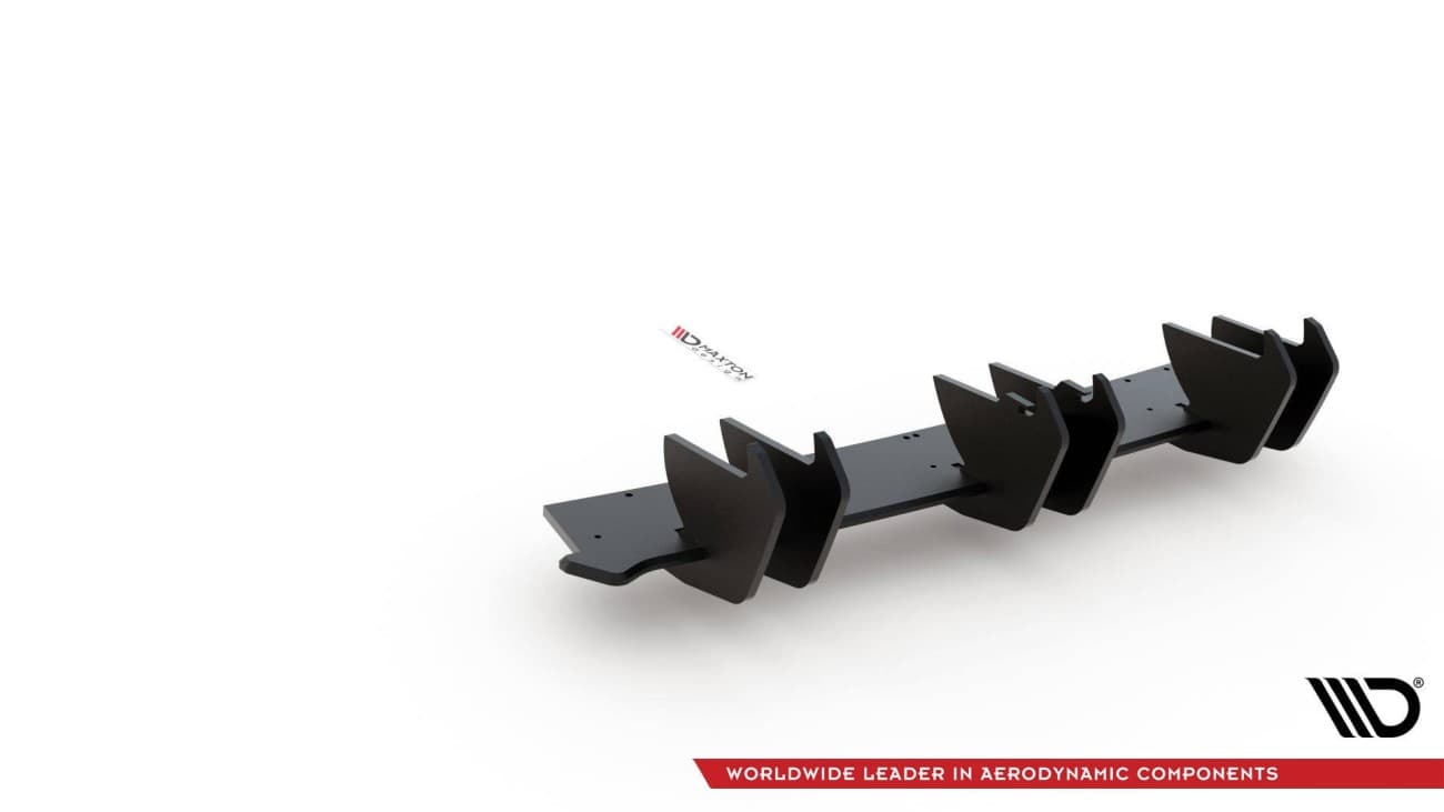 VW GOLF 8 GTI - MAXTON DESIGN RACING HECK DIFFUSOR ANSATZ V.2 – Bild 5
