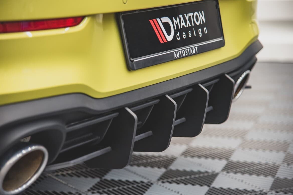 VW GOLF 8 GTI CLUBSPORT - MAXTON DESIGN STREET PRO HECK ANSATZ DIFFUSOR – Bild 3