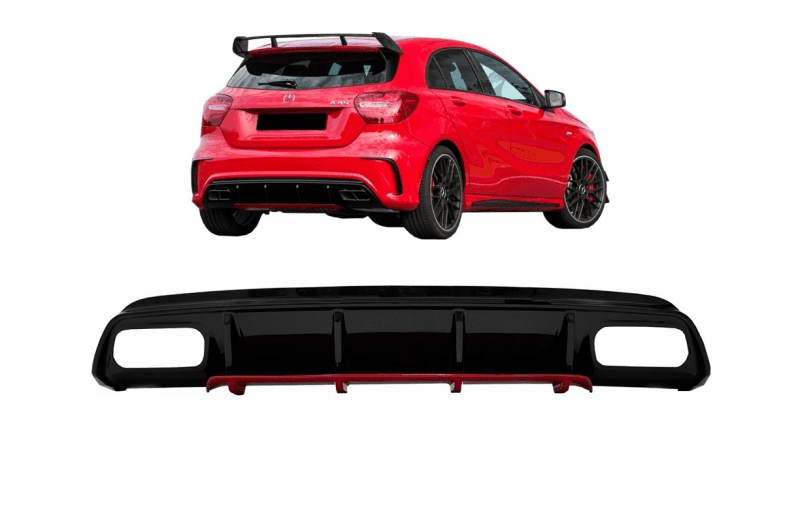 MERCEDES A-KLASSE - DIFFUSOR SET A45 AMG OPTIK V.1 – Bild 4
