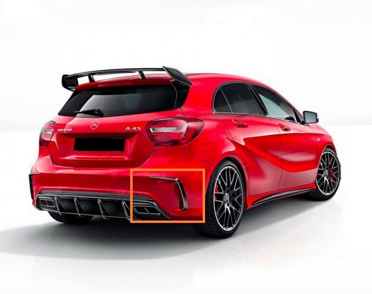 MERCEDES A-KLASSE - HECK AERO SPOILER FLAPS V.1 – Bild 2