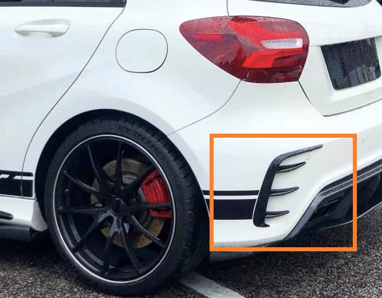 MERCEDES A-KLASSE - HECK AERO SPOILER FLAPS V.1 – Bild 3