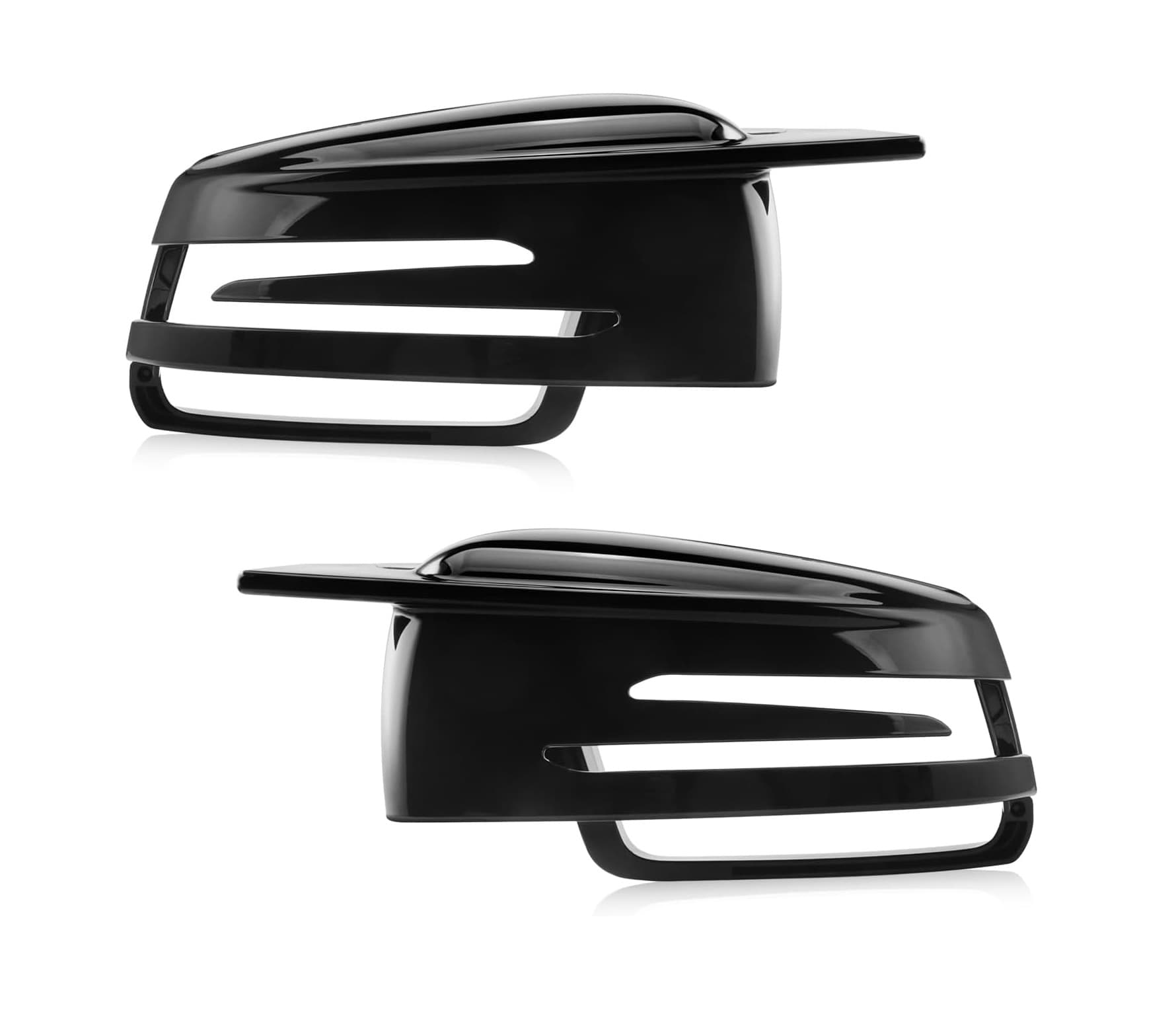 MERCEDES A-KLASSE - SET SPIEGELKAPPEN SCHWARZ GLANZ V.1 – Bild 3