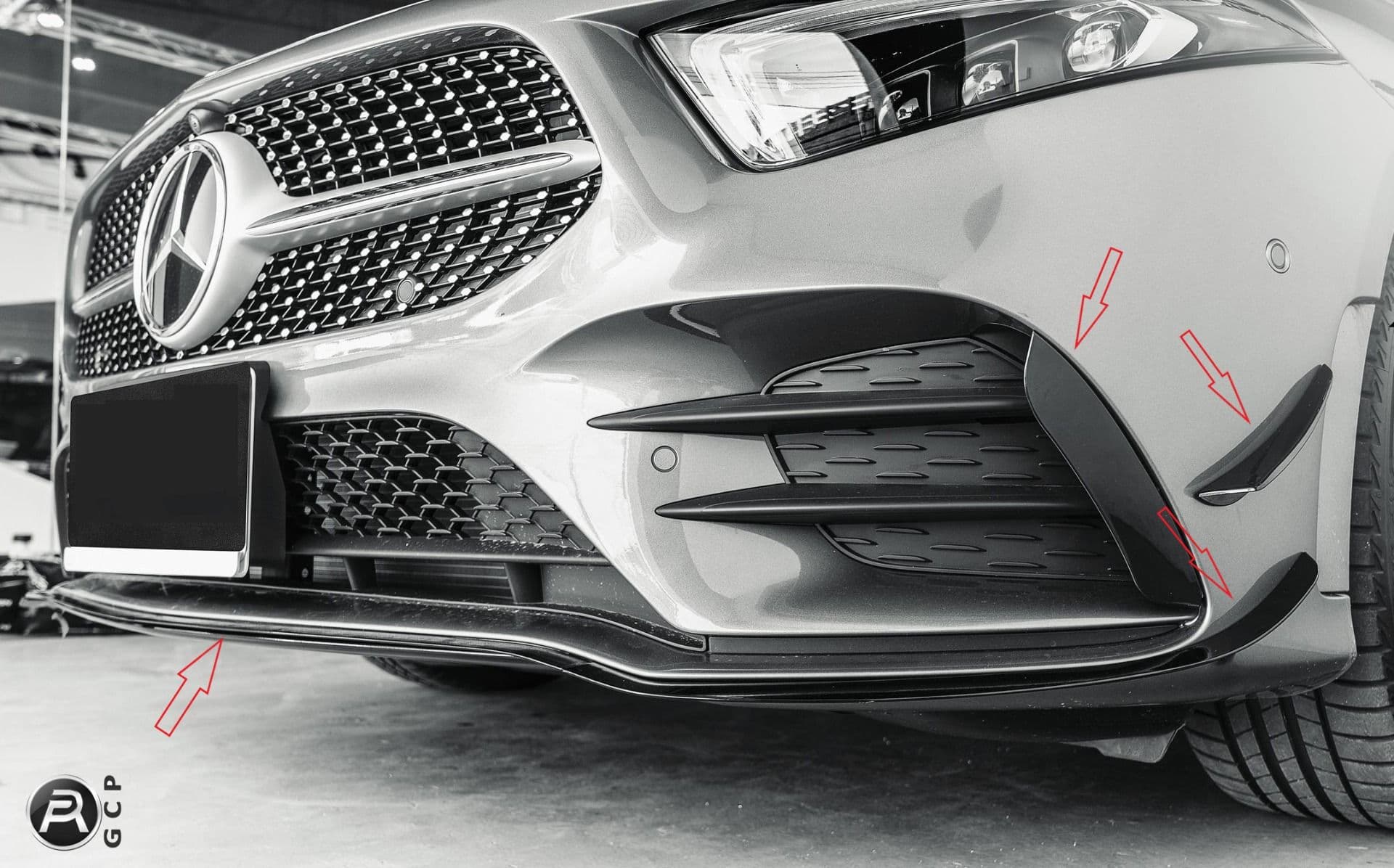 MERCEDES A-KLASSE - AERO SPOILER FLAPS V.2 – Bild 3
