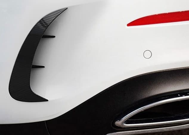MERCEDES A-KLASSE - FLICS FLAPS IN CARBON OPTIK – Bild 3