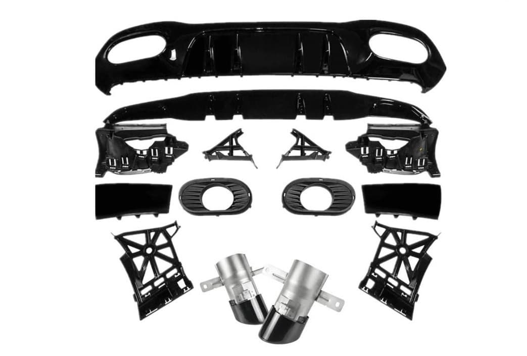 MERCEDES A-KLASSE - DIFFUSOR SET A35 AMG OPTIK V.4