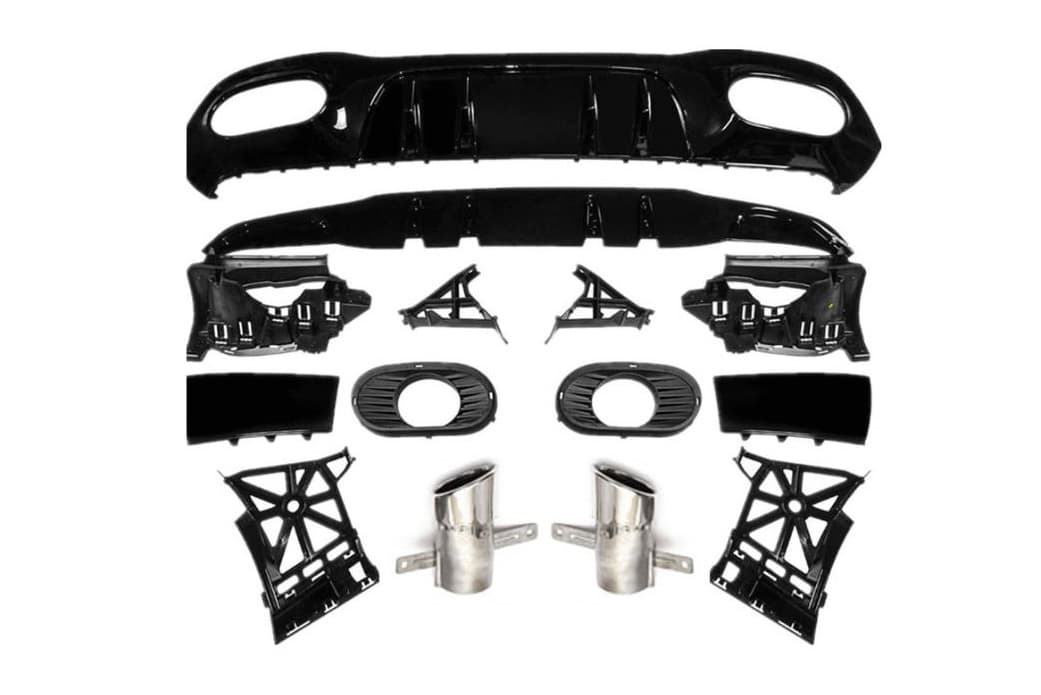 MERCEDES A-KLASSE - DIFFUSOR SET A35 AMG OPTIK V.3