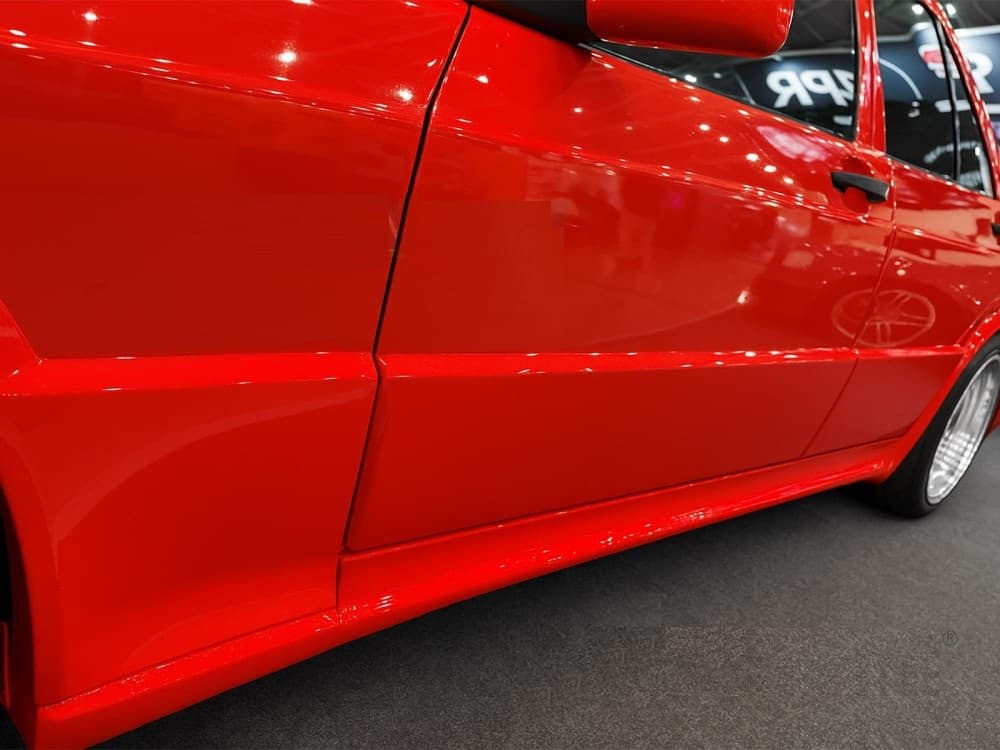 MERCEDES 190E - SEITENSCHWELLER & TÜRVERKLEIDUNG ABDECKUNG – Bild 2