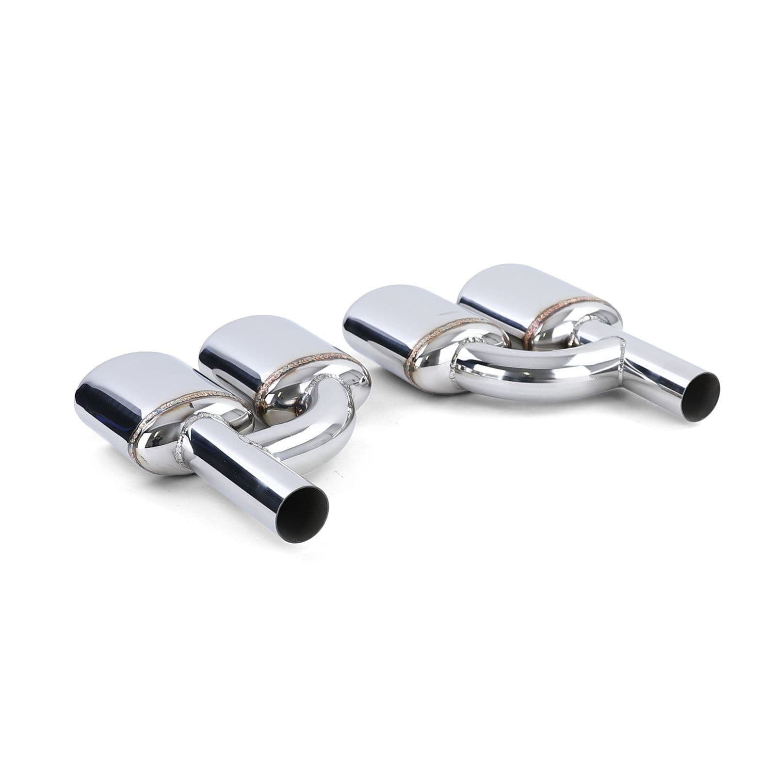 MERCEDES SL - EDELSTAHL CHROM ENDROHR SET – Bild 5