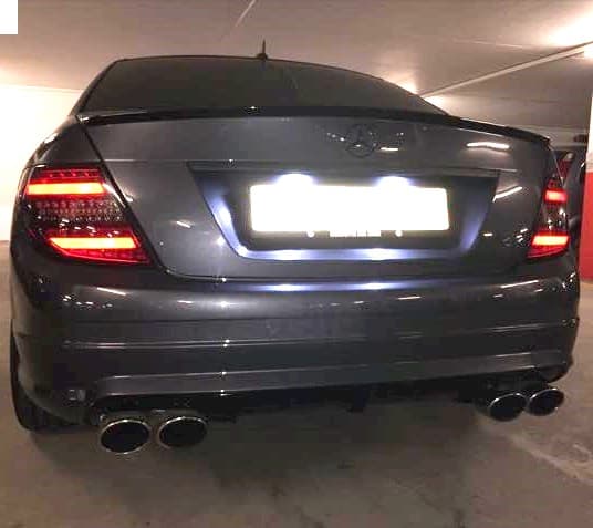 MERCEDES C-KLASSE -03.2011 - HECK STOSSSTANGE C63 AMG OPTIK (PDC) – Bild 2
