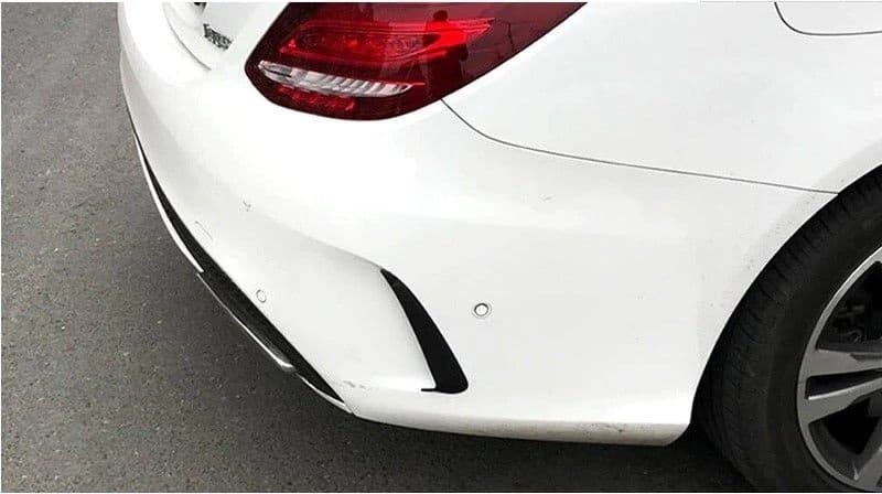 MERCEDES C-KLASSE - FLICS FLAPS SPOILER SCHWARZ – Bild 3