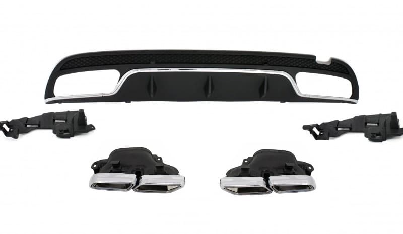 MERCEDES C-KLASSE - DIFFUSOR PAKET C63 AMG OPTIK