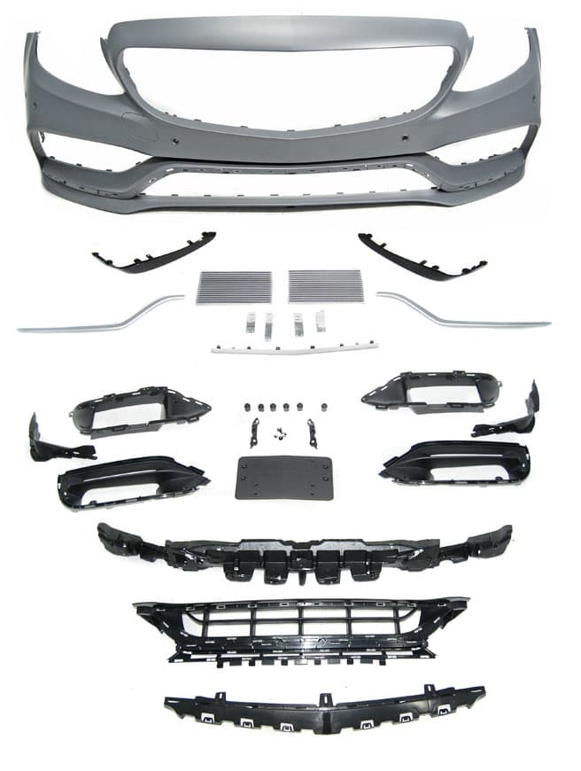 MERCEDES C-KLASSE - C63 AMG OPTIK FRONT STOSSSTANGE (PDC) – Bild 4