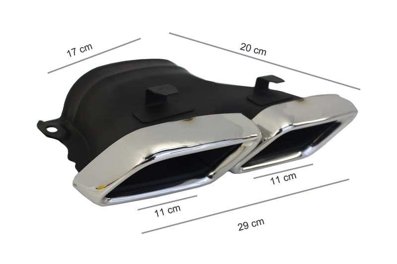 MERCEDES C-KLASSE - DIFFUSOR PAKET C63 AMG OPTIK – Bild 2