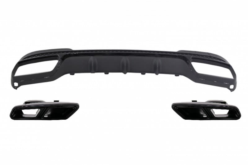 MERCEDES E-KLASSE - HECK DIFFUSOR E63 OPTIK
