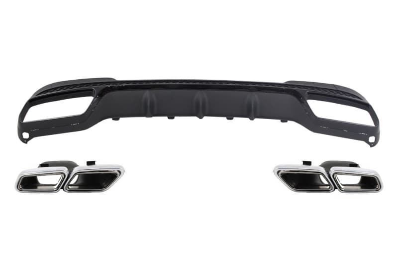 MERCEDES E-KLASSE - HECK DIFFUSOR E63 OPTIK