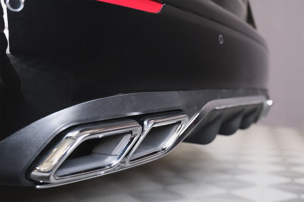AUSPUFFBLENDEN ENDROHRE AMG OPTIK