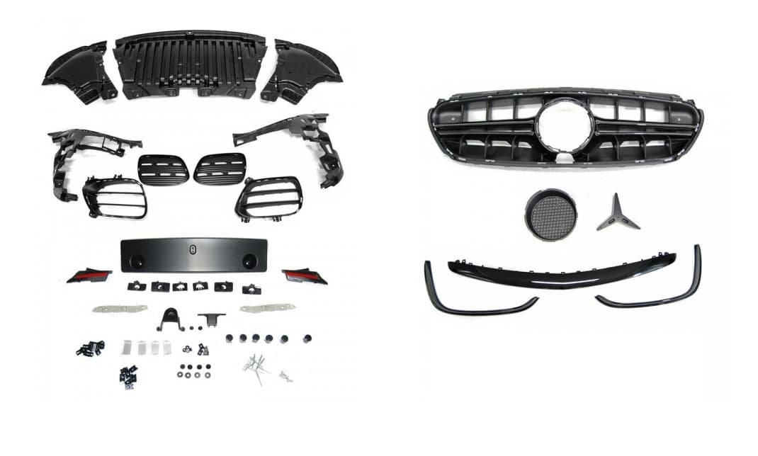 MERCEDES E-KLASSE - FRONT STOSSSTANGE AMG OPTIK (PDC) – Bild 2