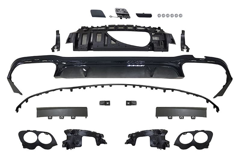 MERCEDES E-KLASSE 2020+ - HECK STOSSSTANGE AMG OPTIK V.1 – Bild 4