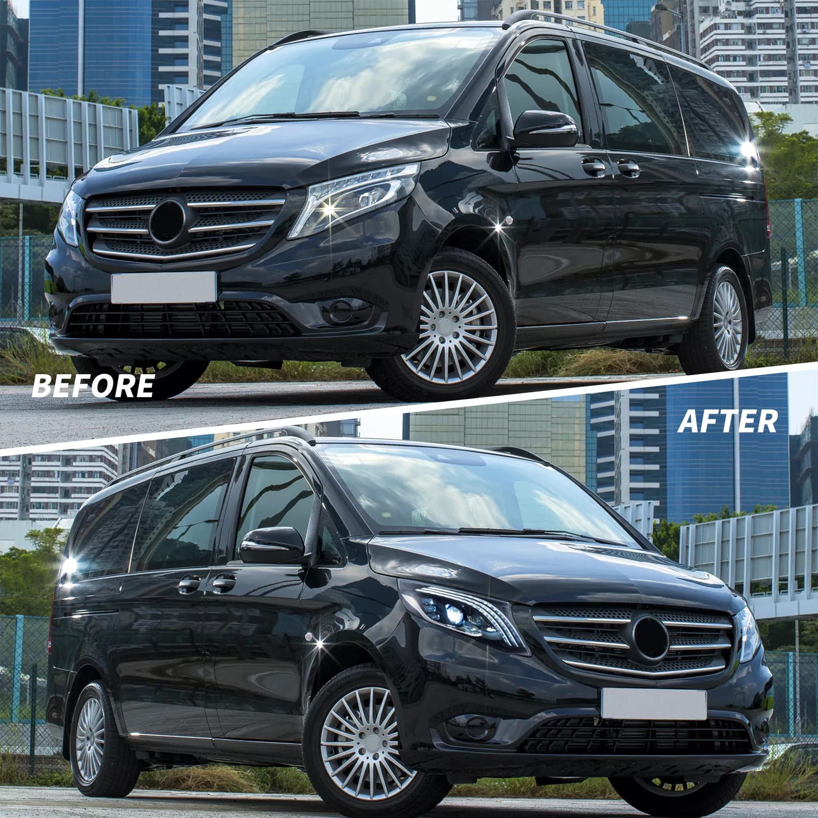 MERCEDES VITO - VLAND FULL LED SCHEINWERFER – Bild 4