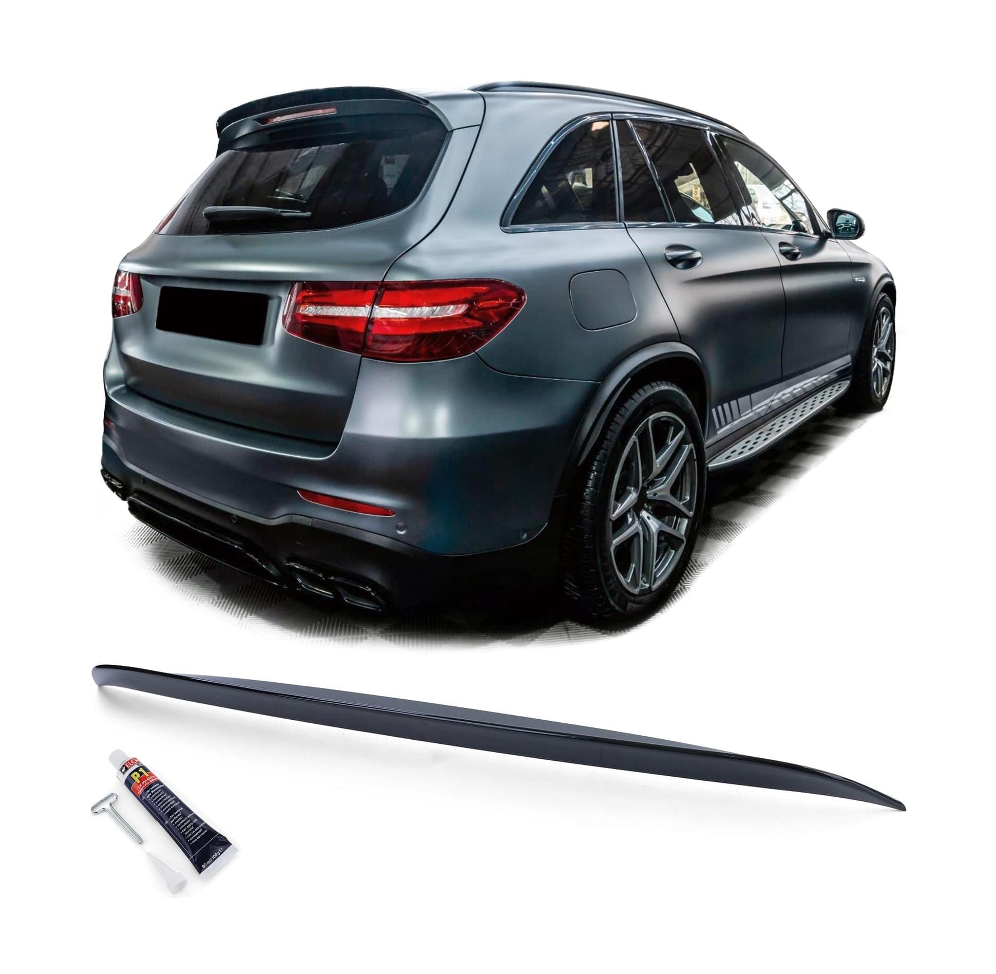 MERCEDES GLC - HECKLIPPE SPOILER DACHSPOILER PIANO BLACK V.1