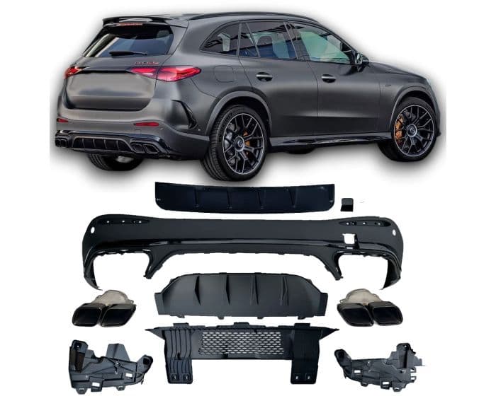 MERCEDES GLC - HECK DIFFUSOR GLC 63 AMG OPTIK V.1