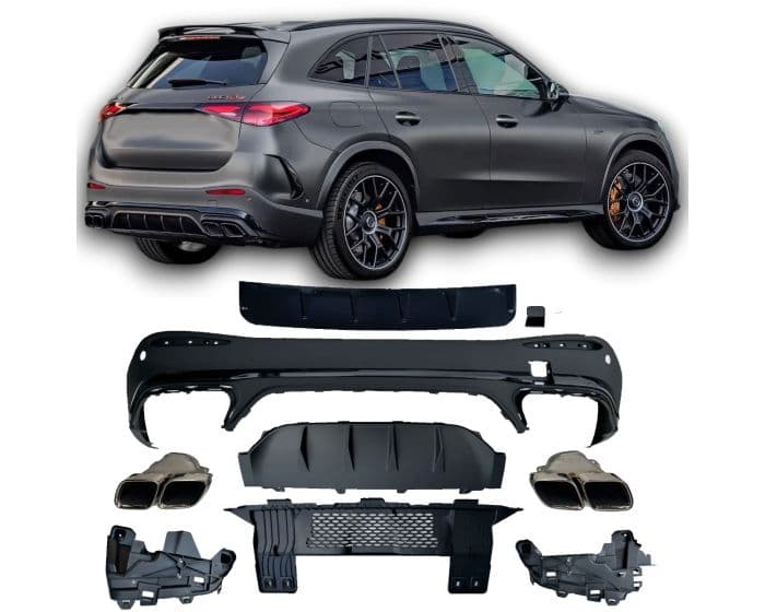 MERCEDES GLC - HECK DIFFUSOR GLC 63 AMG OPTIK V.2