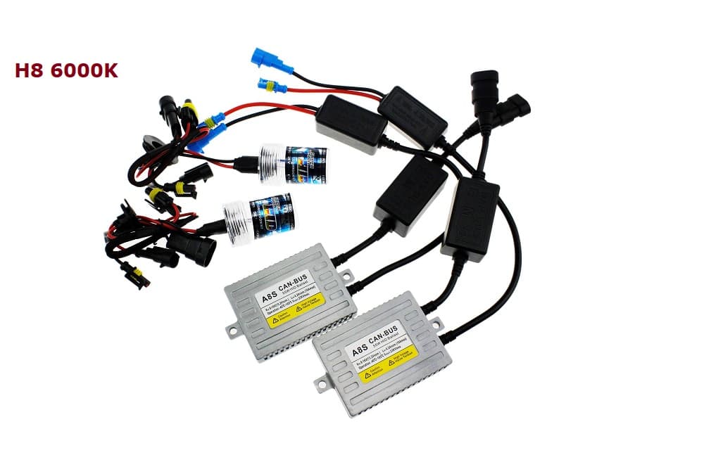 POWERLIGHT HID XENON UMBAUKIT H8 6000K