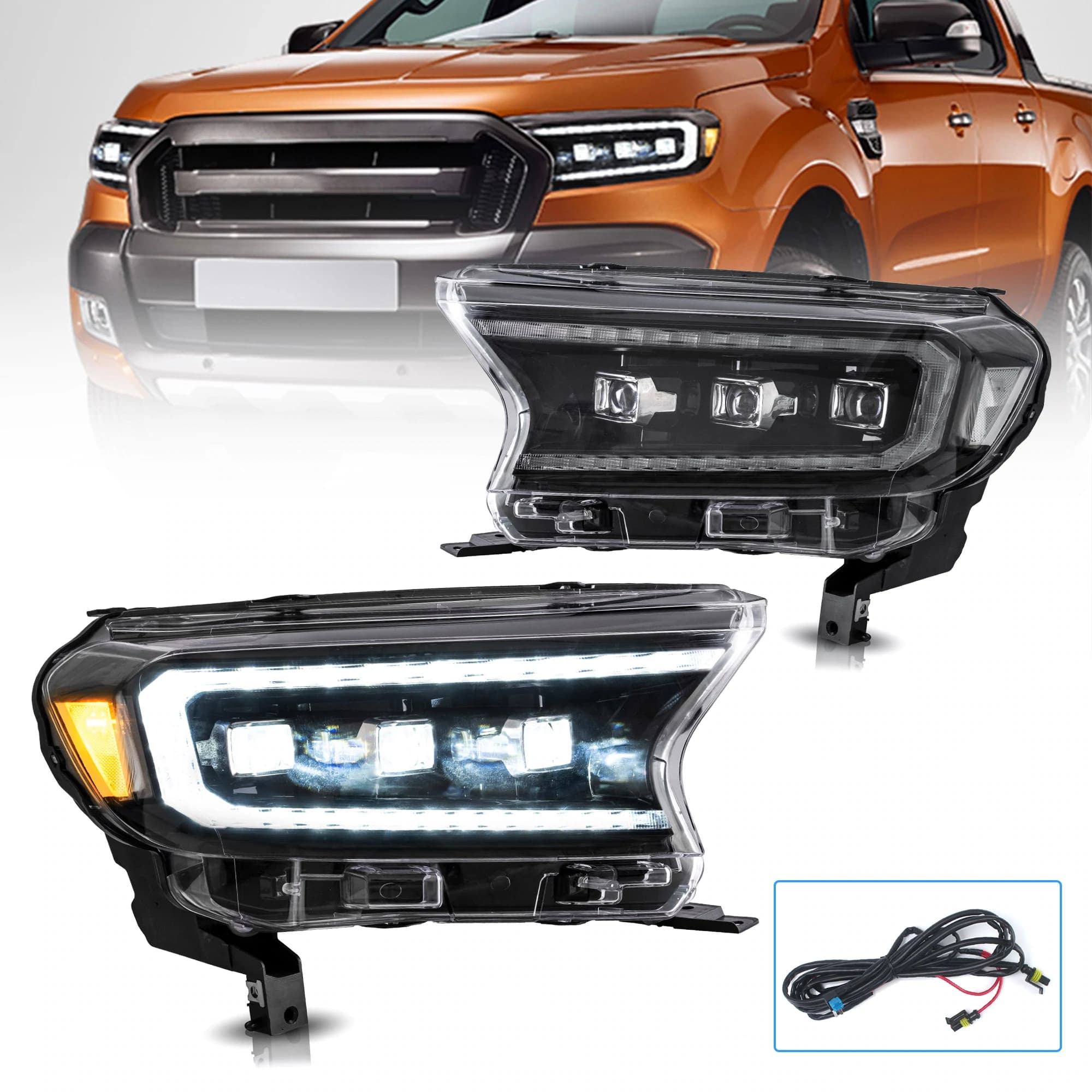 FORD RANGER - VLAND MAXTRIX SCHEINWERFER RECHTE SEITE BEIFAHRER SEITE