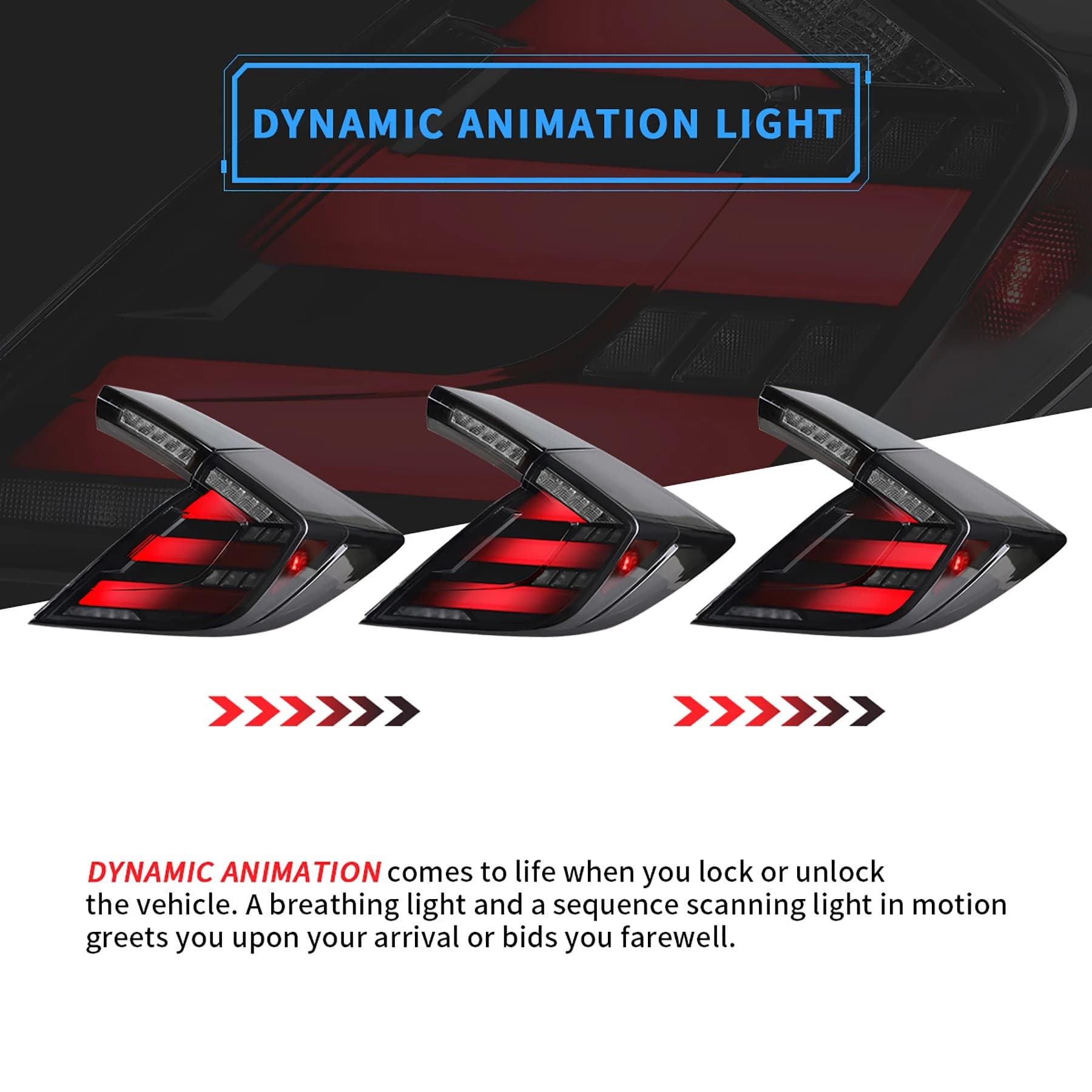 HONDA CIVIC TYPE R - FULL LED LIGHTBAR RÜCKLEUCHTEN – Bild 5