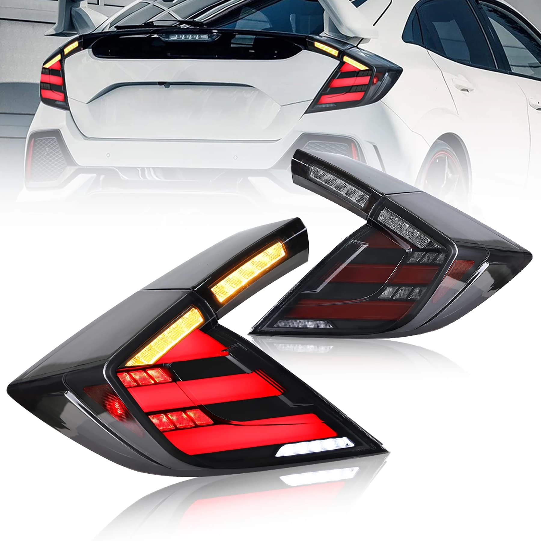HONDA CIVIC TYPE R - FULL LED LIGHTBAR RÜCKLEUCHTEN