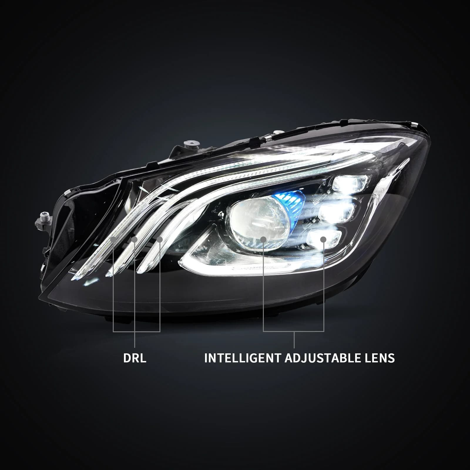 MERCEDES S-KLASSE - VLAND FULL LED SCHEINWERFER – Bild 2