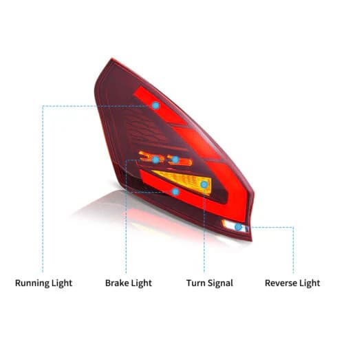 FORD FIESTA - VLAND LED DYNAMIC LIGHTBAR RÜCKLEUCHTEN – Bild 5