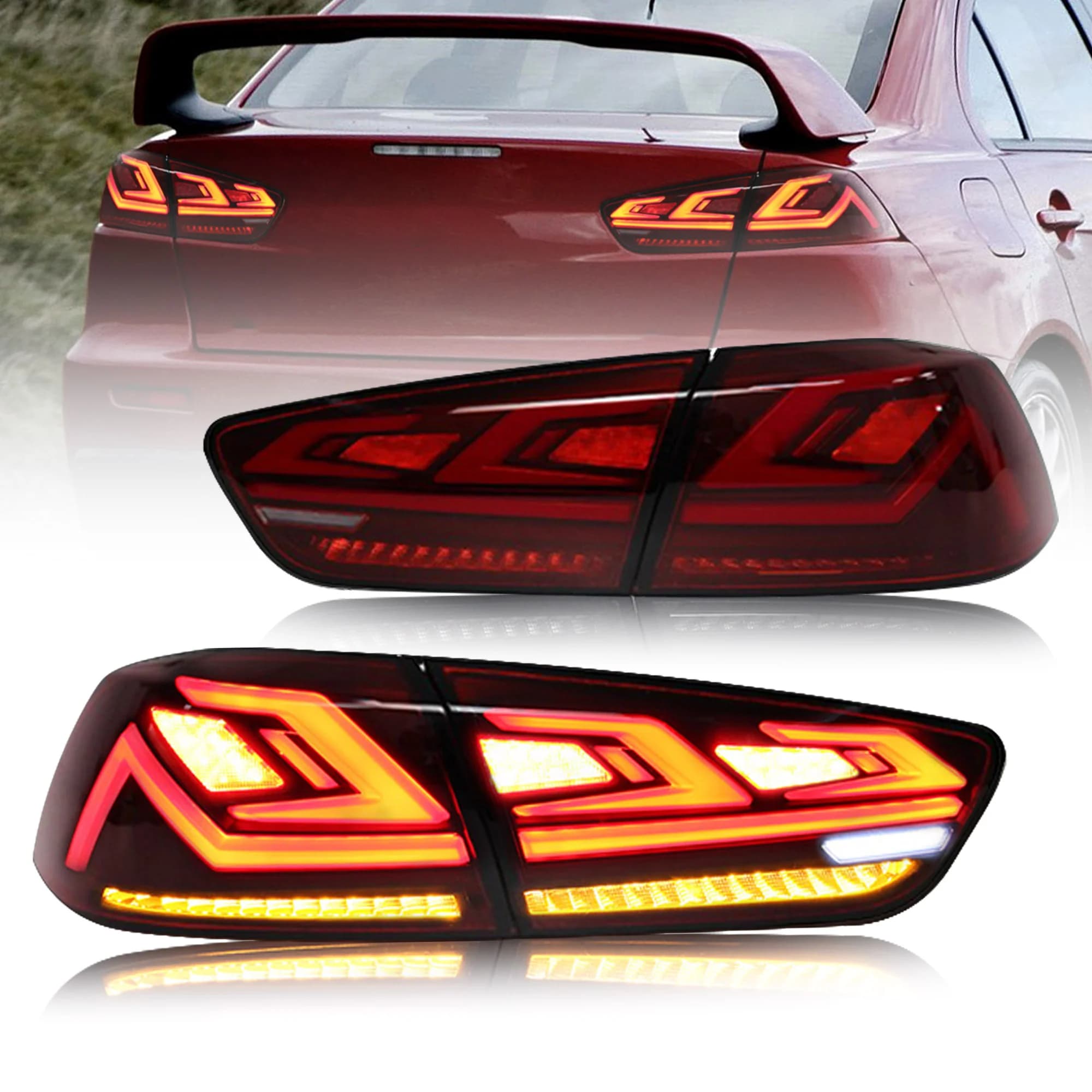 MITSUBISHI LANCER EVO X - VLAND LED LIGHTBAR RÜCKLEUCHTEN