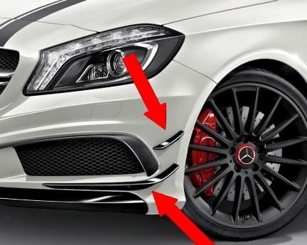MERCEDES A-KLASSE - AERO SPOILER FLAPS – Bild 2