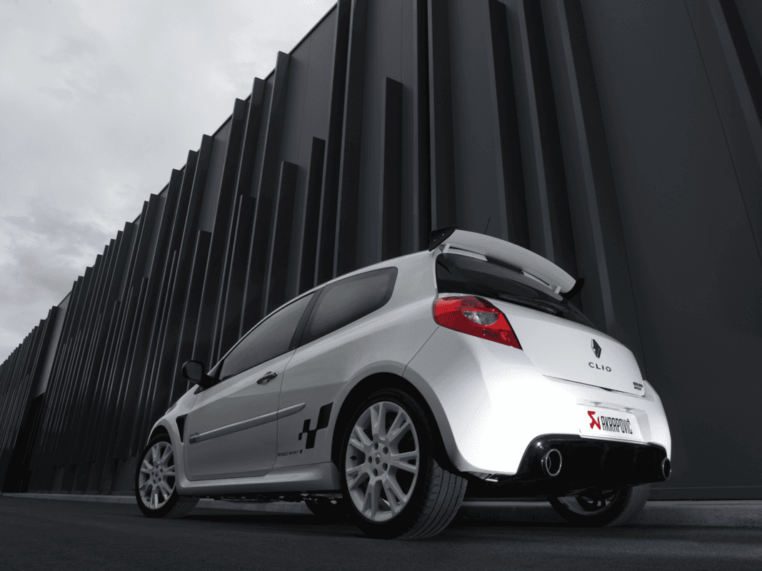 RENAULT CLIO 3 RS - AKRAPOVIC DUPLEX SLIP-ON SPORT AUSPUFF – Bild 4