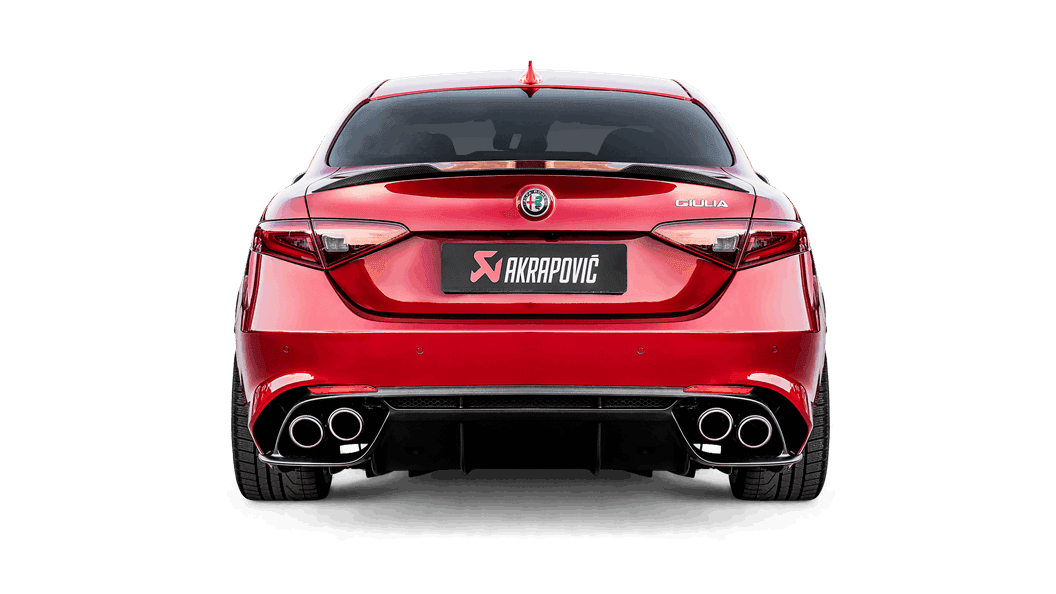 ALFA ROMEO GIULIA QUADRIFOGLIO - AKRAPOVIC DUPLEX SPORTAUSPUFF ANLAGE – Bild 4