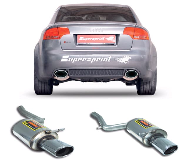 AUDI RS4 - SUPERSPRINT DUPLEX SPORTAUSPUFF