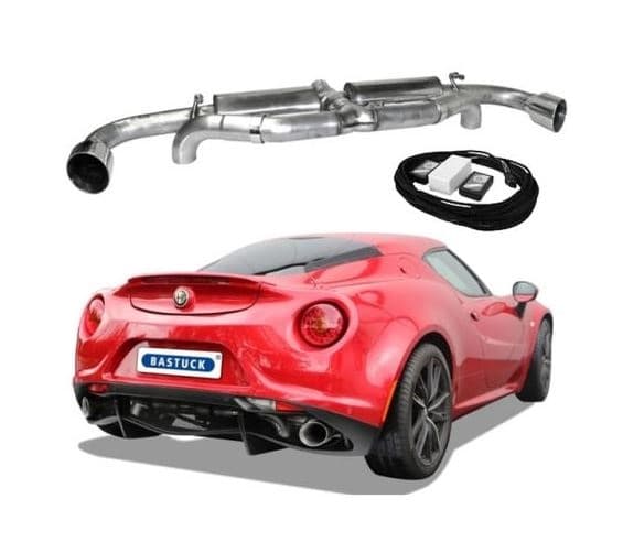 ALFA ROMEO 4C - BASTUCK DUPLEX SPORTAUSPUFF (GPS) – Bastuck