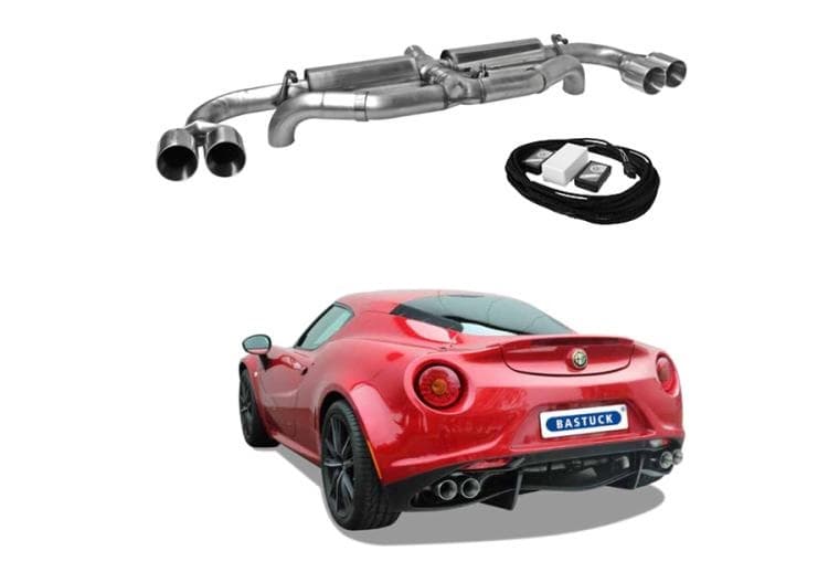 ALFA ROMEO 4C - BASTUCK DUPLEX SPORTAUSPUFF (GPS) – Bastuck
