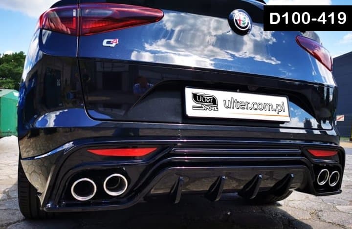 ALFA ROMEO STELVIO - ULTER SPORT DUPLEX SPORTAUSPUFF & DIFFUSOR – Bild 2