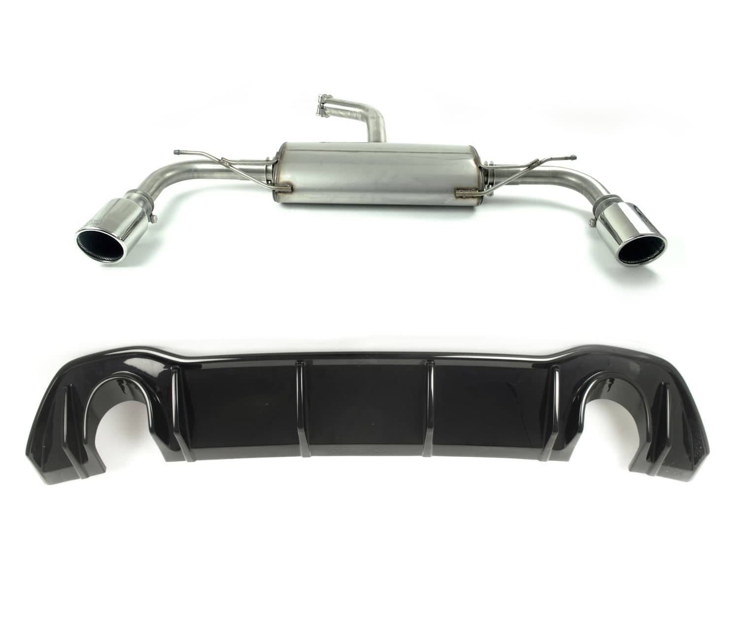 VW GOLF 8 - ULTER SPORT DUPLEX SPORTAUSPUFF & DIFFUSOR