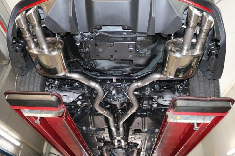 FORD MUSTANG 5.0 V8 - DUPLEX SPORTAUSPUFF ANLAGE AB KAT – Bild 4