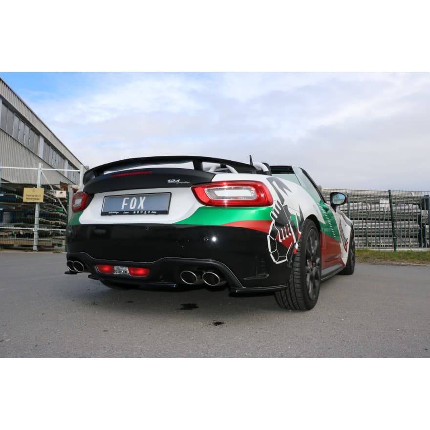 FIAT 124 SPIDER ABARTH - FOX DUPLEX SPORTAUSPUFF