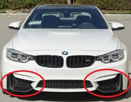 BMW M4 - CARBON FRONT FLAPS – Bild 3