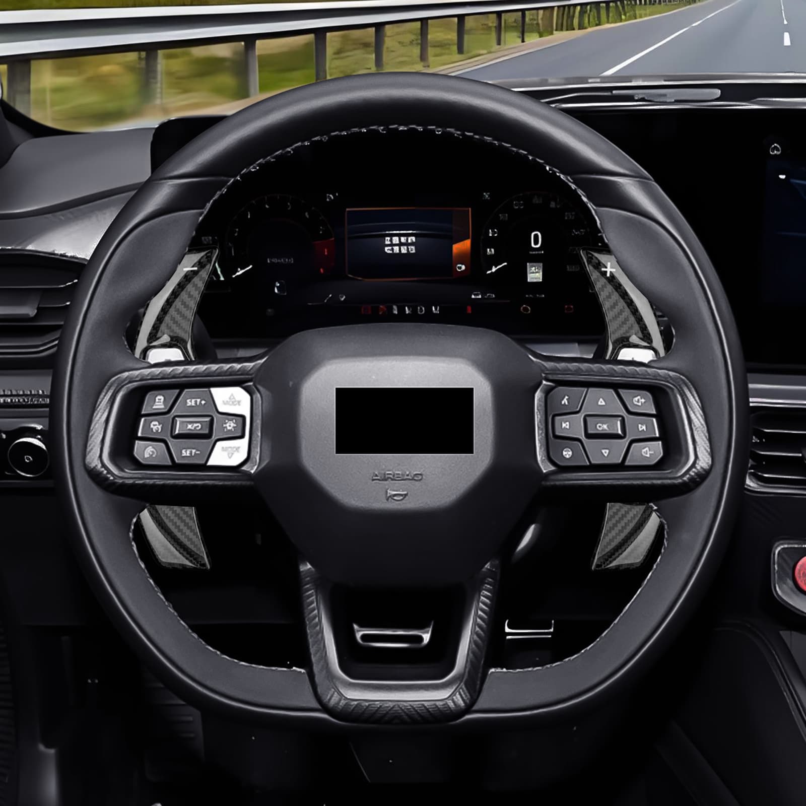 FORD MUSTANG CARBON FIBER SCHALTWIPPEN VERLÄNGERUNGEN – Bild 2